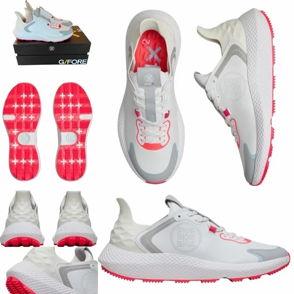 G/FORE MEN'S MG4X2 PERFORATED LOGO HYBRID GOLF SHOES SIZE 11 NEW NIB - Picture 2 of 12